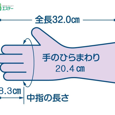 Găng tay cao su mềm mịn tự nhiên cao cấp Shaldan Vinyl màu tím - Made in Japan