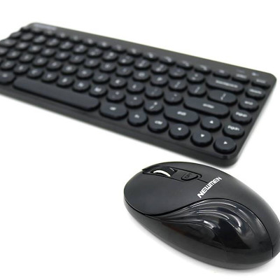 Bộ Phím chuột không dây cao cấp  Newmen K929 , có phím số , màu đen _ Hàng chính hãng