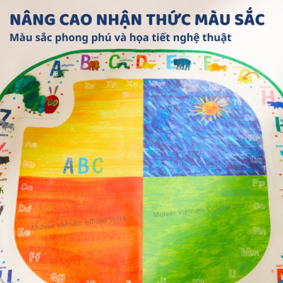 Thảm vẽ tranh nước, tranh tô màu nước ma thuật Mideer Magic Water Doodle Mat