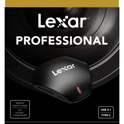 Đầu đọc thẻ Lexar Professional Multi Card 3 in 1 USB 3.1 Reader, Hàng nhập khẩu