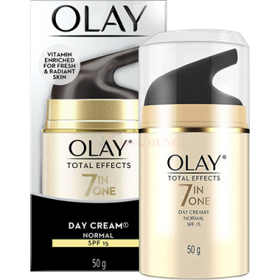Kem dưỡng da ban ngày Olay Total Effects 7 in One Day Cream SPF 15 (50g) - Hàng chính hãng