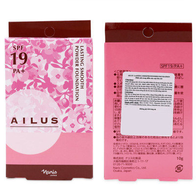 Phấn nền mỏng mịn lâu trôi Ailus Lasting Smooth Powder Nhật Bản 10g (#530 Tự nhiên)