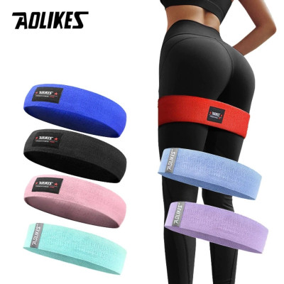 Dây đàn hồi kháng lực AOLIKES A-3603 tập cơ mông đùi chân không trơn trượt hip resistance bands