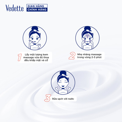 Kem Massage Vedette Dưa leo 145ml