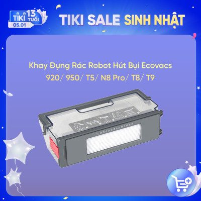 Khay Đựng Rác DEEBOT OZMO 920/ 950/ T5/ N8 PRO/ T8/ T8 AIVI- Hàng Chính Hãng