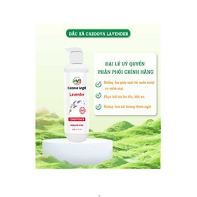 Dầu Xả Tóc, phục hồi tóc hư tổn, dưỡng tóc mềm mượt vượt trội Cazoova Lavender 800ML