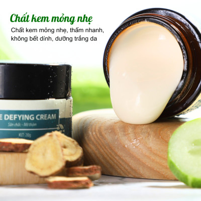 Eye Defying Cream, kem dưỡng da mắt căng mịn, chống nếp nhăn, quầng thâm, bọng mắt Wonmom 20g