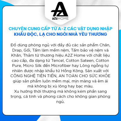 Khăn Tay 100% Cotton Tự Nhiên Cao Cấp Mềm Mại A2Z Home