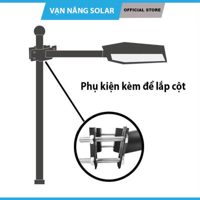 Đèn đường liền thể năng lượng mặt trời 450W