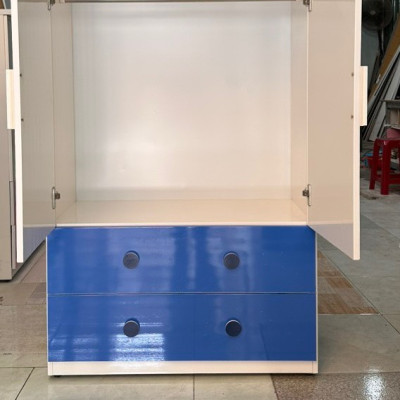 Tủ áo trẻ em Juno Sofa họa tiết nhiều màu sắc 82 x 120 x 45 cm