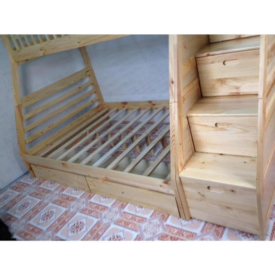 Giường Tầng Bình Long Gỗ Tự Nhiên