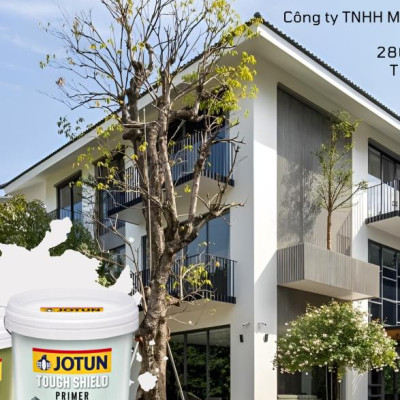 Sơn lót ngoại thất JOTUN TOUCHSHILED PRIMER 5L- 17L chống kiềm , bám dính tốt (Sơn lót ngoại thất)