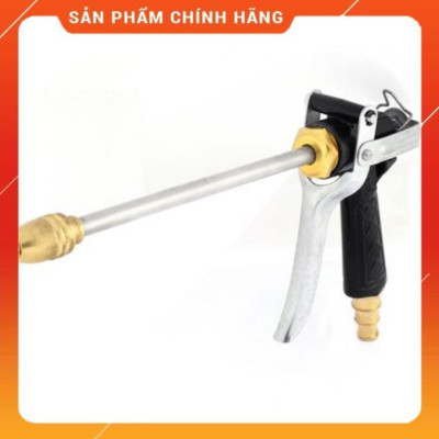 Bộ dây vòi xịt nước rửa xe, tưới cây , tăng áp 3 lần, loại 15m 206318 đầu đồng, cút, nối PE