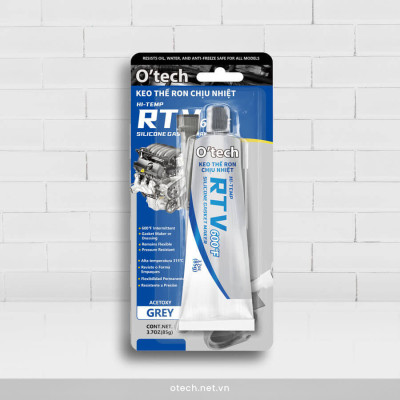 Keo Thế Ron Chịu Nhiệt O’tech Hi-Temp RTV 600°F (85g) Silicone Gasket Maker - Hàng Chính Hãng