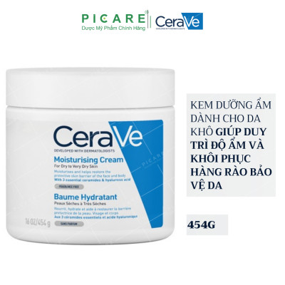 Kem Dưỡng Ẩm Cho Da Khô CeraVe Moisturising Cream 454g