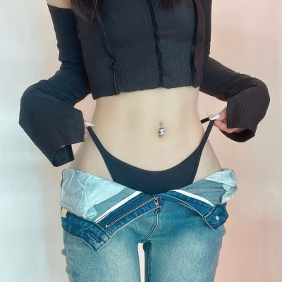 Quần lót sexy nữ dây bạc lấp lánh đẹp