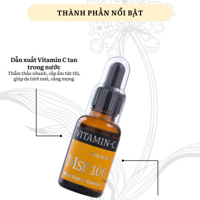 MSE100 Super Essence VC - Tinh chất mờ nám sáng da Vitamin C 30ml – Mōly Beauty