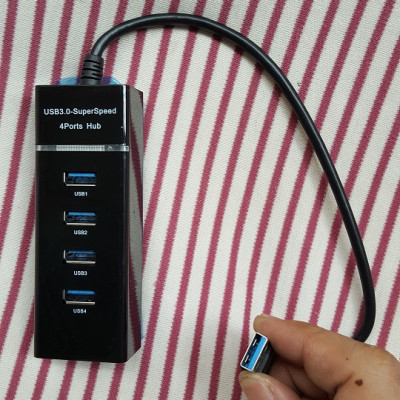 Hub chia 4 cổng USB, usb Hub tốc độ 3.0 - Hàng chính hãng