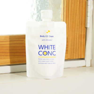 Set Sữa Tắm Dưỡng Trắng Da Và Kem CC Dưỡng Trắng Da Toàn Thân White Conc (Set 360 mL & 200 G)