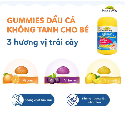 Kẹo Dẻo DHA Cho Bé Nature