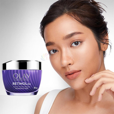 Kem dưỡng trẻ hóa da ban đêm Olay Regenerist Retinol 24 Night Moisturiser (50g) - Hàng chính hãng