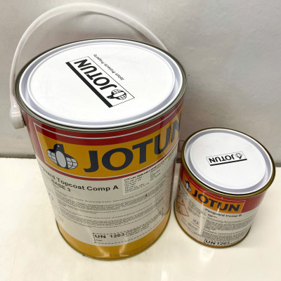 Sơn Epoxy Jotun Penguard Topcoat base 3 màu đỏ - RAL 3005 _5L/bộ