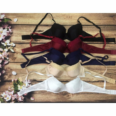 Áo Lót Nữ Trơn Mút Mỏng Có Gọng Phối Ren Cài Sau Belle 178 – Êm Ái, Nâng Đỡ Hoàn Hảo