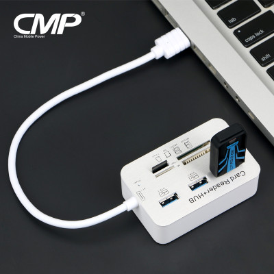Cáp USB 3.0 to Hub Usb + Card reader All in One - Hàng Nhập Khẩu