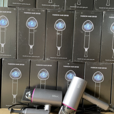 Máy sấy tóc công suất lớn 2200W, Máy sấy tóc 2 chiều nóng lạnh tạo kiểu với 3 chức năng sấy hàng chính hãng