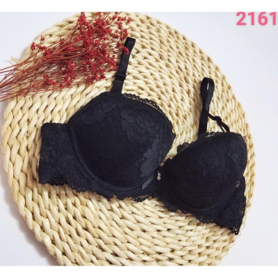 Áo lót nữ ren mút dày nâng ngực gọng nhựa cài sau 2161 – Quyến rũ, êm ái, ôm sát