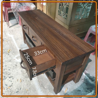 Bàn Console 3 hộc kéo Tundo 137 x 43 x 66 cm