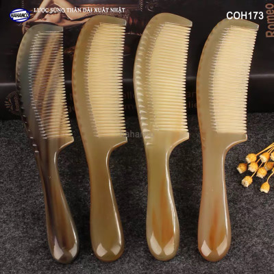 Lược sừng xuất Nhật (Size: L - 19,5cm) COH173 - Lược thân dài tiện dụng rất đẹp - ️Chăm sóc tóc