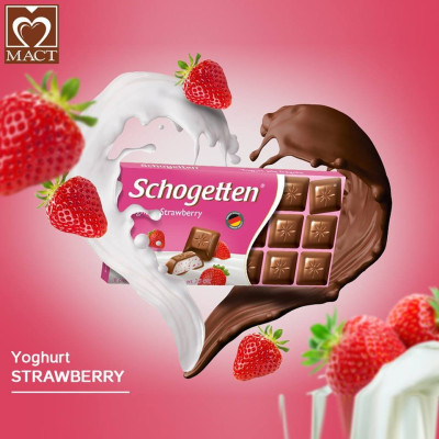 Sôcôla Thanh 13 Vị Schogetten - Sữa Chua Dâu Tây - 100g