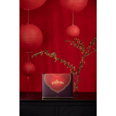 Set quà 3 hũ Nhụy hoa nghệ tây cao cấp Saffron SALAM 3Gr Tặng 1Gr + Mật ong Saffron 100ml