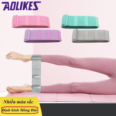 DÂY KHÁNG LỰC TẬP MÔNG ĐÙI CÓ KHÓA ĐIỀU CHỈNH 120IB,Dây Miniband, Đàn Hồi Kháng Lực Tập Mông Aolikes Tự Do Điều Chỉnh Chu Vi 