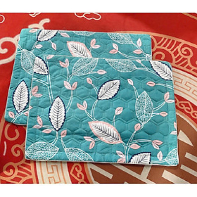 Vỏ Gối Cotton Cao Cấp 45x65cm, Vỏ Gối Trần Bông, Có Khóa Kéo (1 Đôi) - Đẹp, Sang Trọng - HÀNG CHÍNH HÃNG MINIIN
