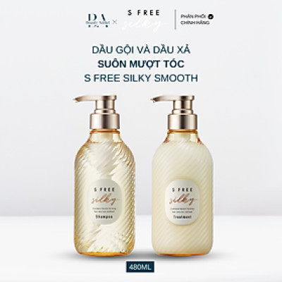 Dầu gội và dầu xả suôn mượt tóc S Free Silky Smooth