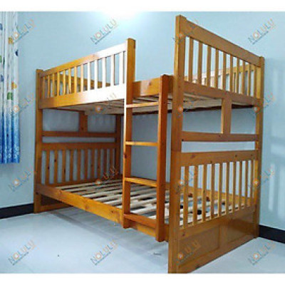 Giường Tầng Unit (1m2) Gỗ Tông Tự Nhiên Có Hộc Kéo- (VÀNG)