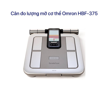 Cân Đo Thành Phần Cơ Thể Omron HBF-375 Dùng 8 Cảm Biến Để Đo Toàn Bộ Cơ Thể