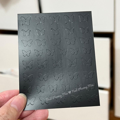 Sticker Kẻ Phen Nhãn Dán Móng, Vẽ Fen Móng Kẻ Bán Nguyệt Kiểu Pháp Dặm Ombre Siêu Mỏng Dẻo Vẽ Móng Nghệ Thuật Làm Nail Nữ