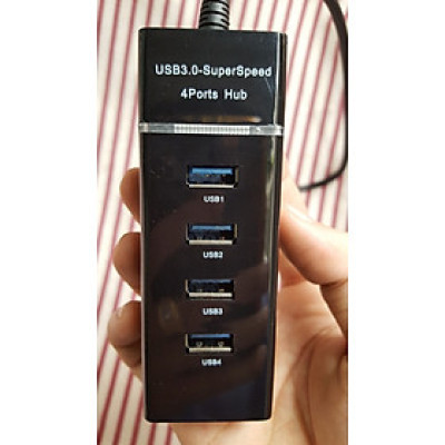 Hub chia 4 cổng USB, usb Hub tốc độ 3.0 - Hàng chính hãng