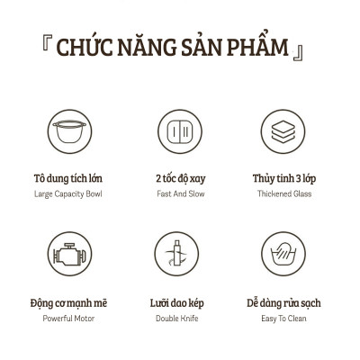 Máy Xay Thịt 2 Lưỡi Dao Kép DAMAS KF-260 (2 Lít - 300W) - Hàng Chính Hãng