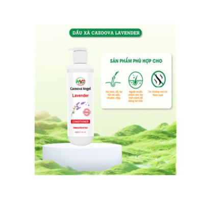 Dầu Xả Tóc, phục hồi tóc hư tổn, dưỡng tóc mềm mượt vượt trội Cazoova Lavender 800ML