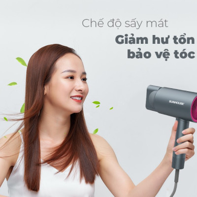 Máy Sấy Tóc SUNHOUSE SHD2315 - Màu Ngẫu Nhiên - Hàng Chính Hãng
