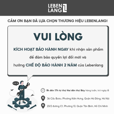 Quạt tích điện Lebenlang LBL1702, quạt cây có điều khiển 5in1, 35W, sạc từ 4-6h, 5 tốc độ gió, bảo hành 2 năm – hàng chính hãng