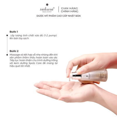 Tinh Chất Dưỡng Trắng Da Sakura Concentrated Brightening Serum (30ml)