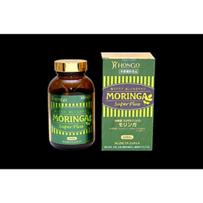 Thực phẩm chức năng Moringa Super Plus Hongo - Hỗ trợ điều trị viêm loét dạ dày do vi khuẩn  Hp