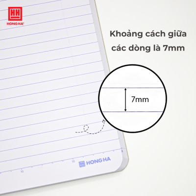 Vở kẻ ngang 300 trang Sao Mai sắc màu Hồng Hà - 1637