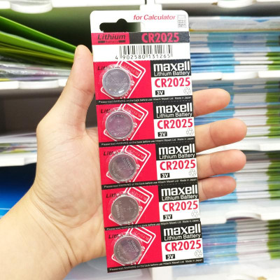 Vỉ 5 Pin Đồng Tiền Maxell 2025