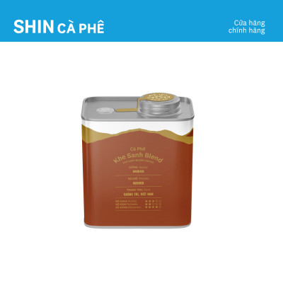 Cà phê Khe Sanh Blend - SHIN Cà phê - Cà phê pha phin - Hộp thiếc 200g